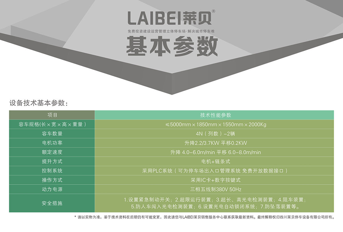 成都PSH4-D2負(fù)二正二地坑四層升降橫移機(jī)械式立體車庫基本參數(shù).jpg