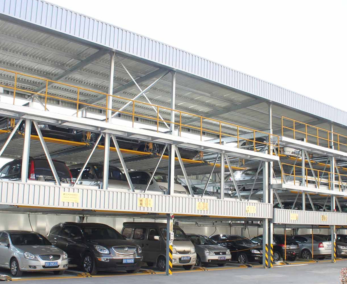 PSH4-D2負二正二地坑四層升降橫移機械式立體車庫