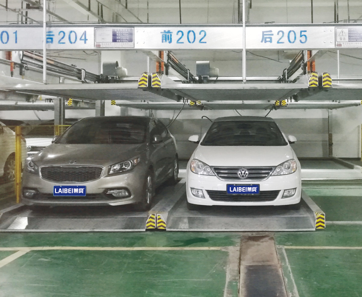 PSH2重列二層升降橫移機械式立體車庫